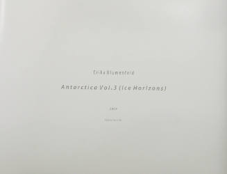 Title Page (from the series The Polar Project)