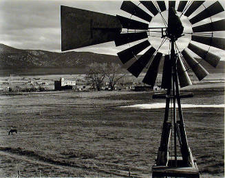 Edward Weston, Windmill, New Mexico, 1937, gelatin silver print, 7 1/2 × 9 1/2 in. Collection o…