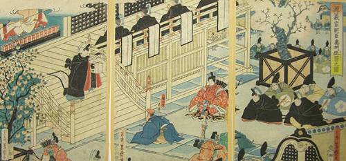 Minamoto Yoshiie Ason Ôshû seibatsu no zu (The Conquest of Ôshû by Lord Minamoto Yoshiie)