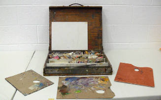 Paint box and accessories 