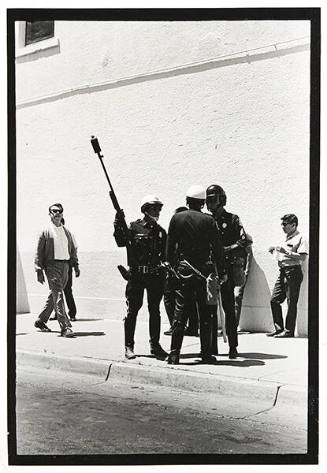 Untitled (Police Officers and Bystanders on Sidewalk)