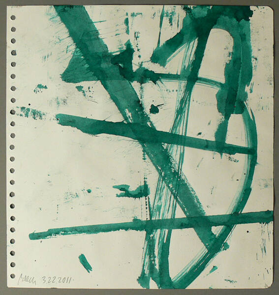Untitled Drawing 3/22/2011 (verso)
