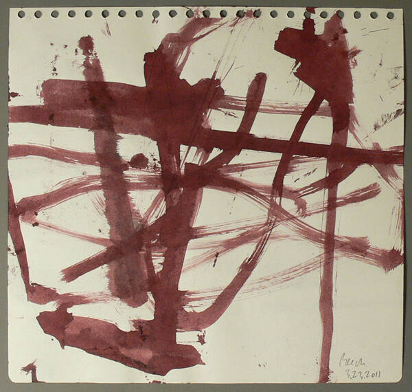 Untitled Drawing 3/23/2011 (verso)