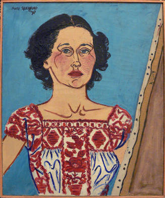 Self-Portrait with Fiesta Dress