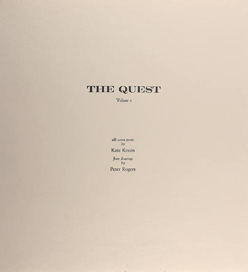 Title Page (from the portfolio The Quest)