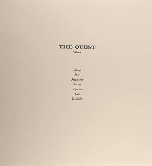 Contents Page (from the portfolio The Quest)