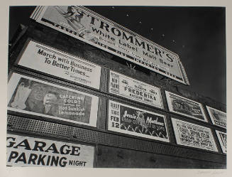 Lower East Side Advertisements, East Houston Street and Second Avenue (from the Retrospective Portfolio)