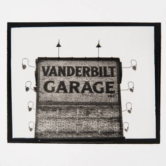 Vanderbilt Garage (from Twenty-two Little Contact Prints from 1921-1929 Negatives)