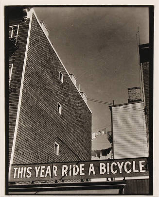 This Year Ride a Bicycle (from Twenty-two Little Contact Prints from 1921-1929 Negatives)