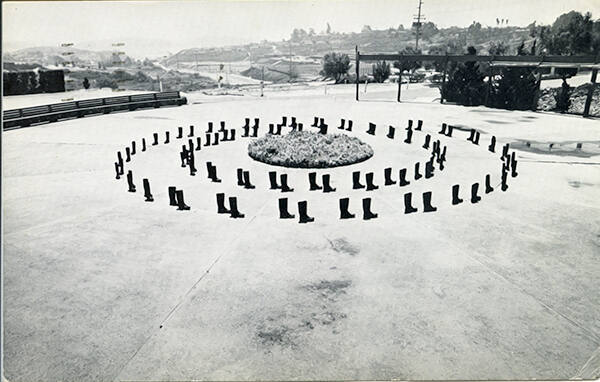 100 Boots Circling (Lomas Santa Fe, California)