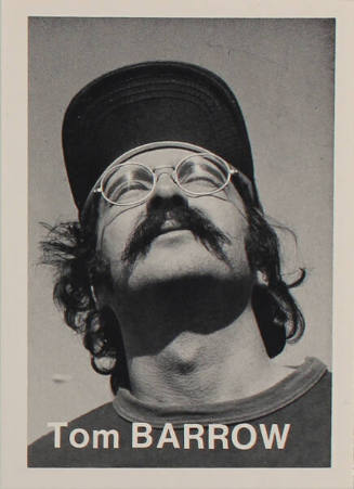 Mike Mandel, Tom Barrow (from the series The Baseball-Photographer Trading Cards), 1975, photo-…