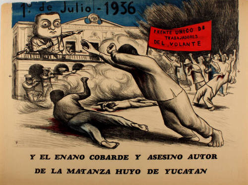 Y El Enano Cobarde Y Asesino Autor De La Matanza Huyo De Yucatan