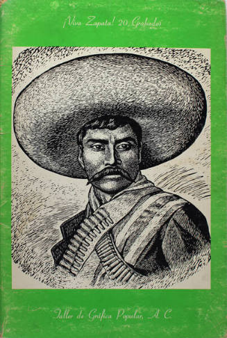 Taller de Gráfica Popular, Folder Recto (from the portfolio Viva Zapata! 20 Grabados: 1879-1979…