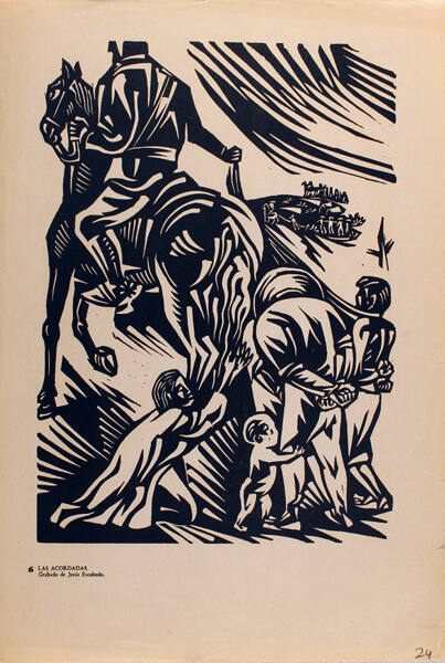 Plate 6: Las acordadas (from the portfolio Estampas de la Revolución Mexicana)