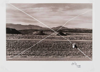 Thomas Barrow, From the Series, Cancellations (from the New Mexico Portfolio), 1975 (printed 19…
