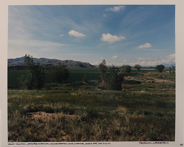 Heart Mountain, Japanese-American Concentration Camp, Wyoming, June 4, 1995 / HM-3-16-31 (from the series Japanese-American Concentration Camps)
