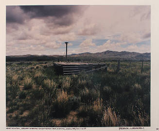 Heart Mountain, Japanese-American Concentration Camp, Wyoming, June 3, 1995 / HM-11-16-39 (from the series Japanese American Concentration Camps)