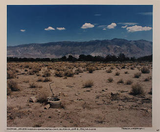 Manzanar, Japanese-American Concentration Camp, California, June 15, 1994 /  MA-5-20-55 (from the series Japanese American Concentration Camps)