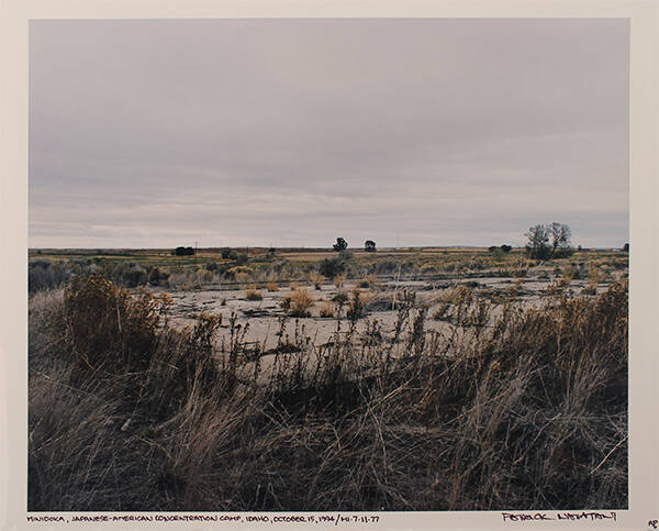 Minidoka, Japanese-American Concentration Camp, Idaho, October 15, 1994 / MI-7-11-77 (from the series Japanese American Concentration Camps)