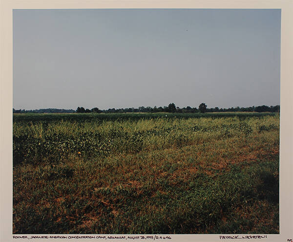 Rohwer, Japanese-American Concentration Camp, Arkansas, August 28, 1993 / R-4-6-96 (from the series Japanese American Concentration Camps)