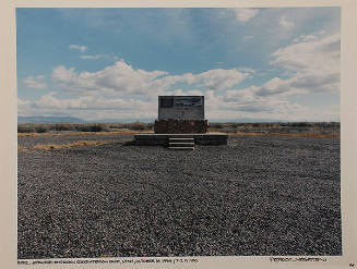 Topaz, Japanese-American Concentration Camp, Utah, October 14, 1994 / T-2-15-100 (from the series Japanese American Concentration Camps)