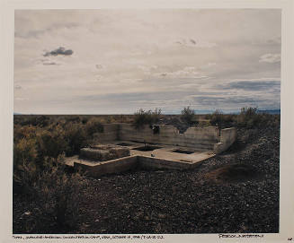 Topaz, Japanese-American Concentration Camp, Utah, October 14, 1994 / T-14-15-112 (from the series Japanese American Concentration Camps)