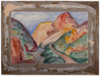 Untitled (A Road Near a New Mexican River)
