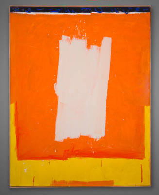 Emerson Woelffer, Yellow Room, 1961, oil on canvas. Collection of the New Mexico Museum of Art.…