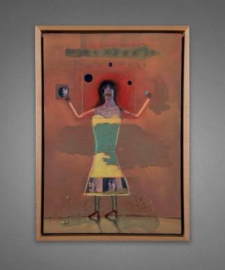 Woman Juggling (Self-Portrait)