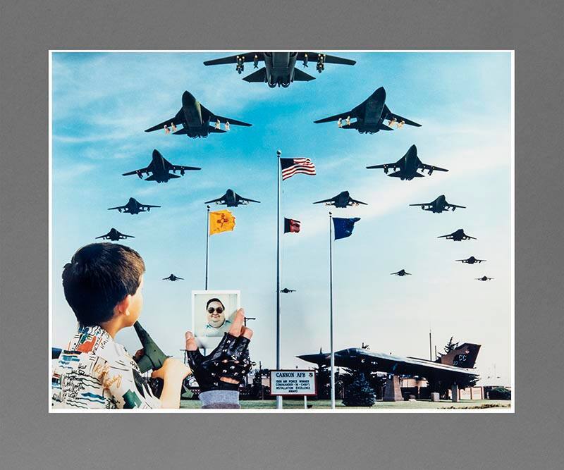 `Fat Man and Little Boy', F-111D's, 27th Tactical Fighter Wing, Cannon Air Force Base, Near Clovis, New Mexico. (from the series Nuclear Enchantment)