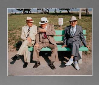 Untitled (Three Men on Bench)