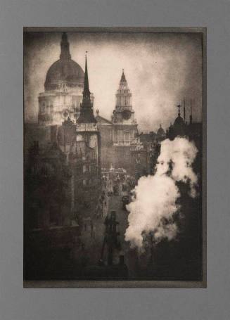 St. Paul's from Ludgate Circus, from "London Portfolio"