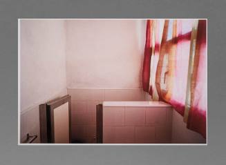 Untitled (Bathroom with pink curtains, Cuba)