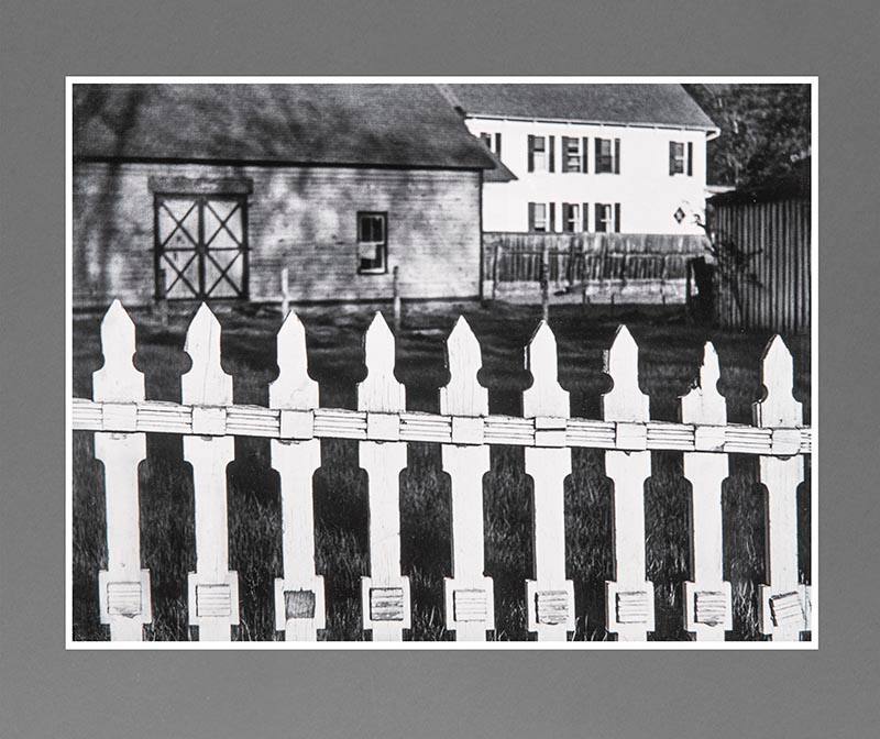 The White Fence, Port Kent, New York  (from Paul Strand: Portfolio Three)