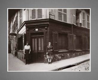 Untitled (women and building - 76 Rue Fleury)
