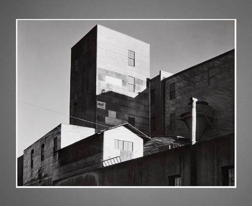 Ansel Adams, Factory Building, San Francisco, 1932, gelatin silver print, 7 1/8 x 9 3/8 in. Gif…