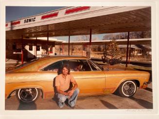 Chromogenic print from the portfolio series, “The Lowriders: Portraits from New Mexico." Carlos…