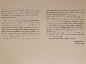 Letterpressed artist statement on rag paper for "The Lowriders: Portraits from New Mexico"