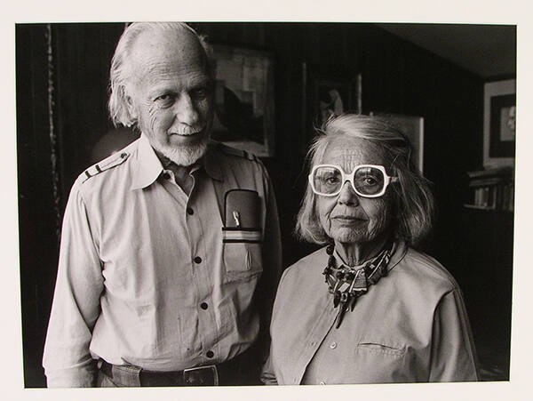 Charles Mattox, Sculptor, and His Wife, Dorothy, 1982