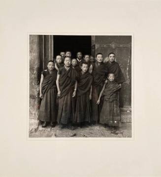 Monks at the Tea Kitchen Doorway, Drepung Monastery
