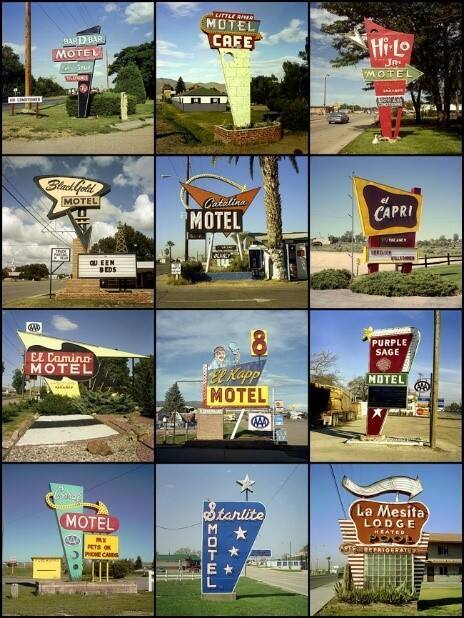 Motel signs, 1979 to 2005