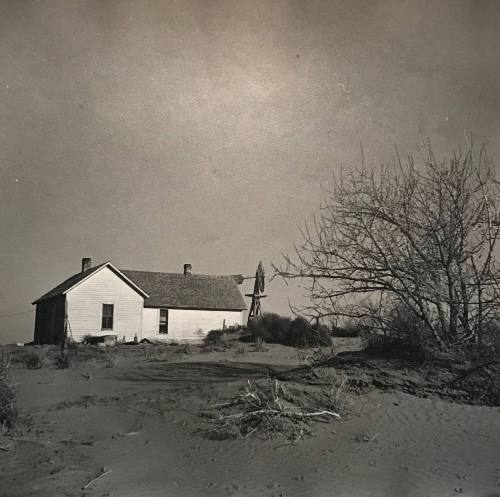 Arthur Rothstein, Shifting Drifts of Dust Will Soon Force this Farmer to Abandon His Home Near …