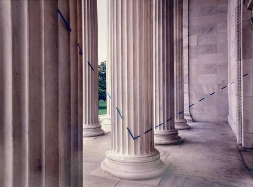 Blue Right Angle, Albright Knox Gallery, Buffalo, New York (from the series Altered Landscapes)