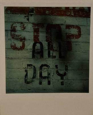 Untitled  (Stop All Day sign)