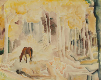 Untitled (Horse in Meadow & Forest)