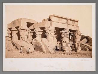 The Temple of Koum Ombo, Upper Egypt