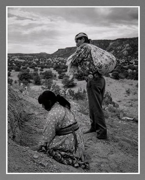 Tony and Juanita Pena, San Ildefonso Pueblo, Gathering Clay ...