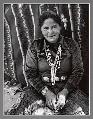 Navaho Mountain Woman at Long Salt Shelter