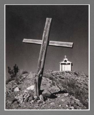 Penitente Cross and Chapel, San Pedro (from the New Mexico Portfolio)