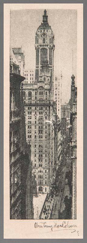 The Singer Building, Noon